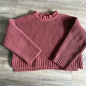 Altar'd State Pinkish red cropped sweater